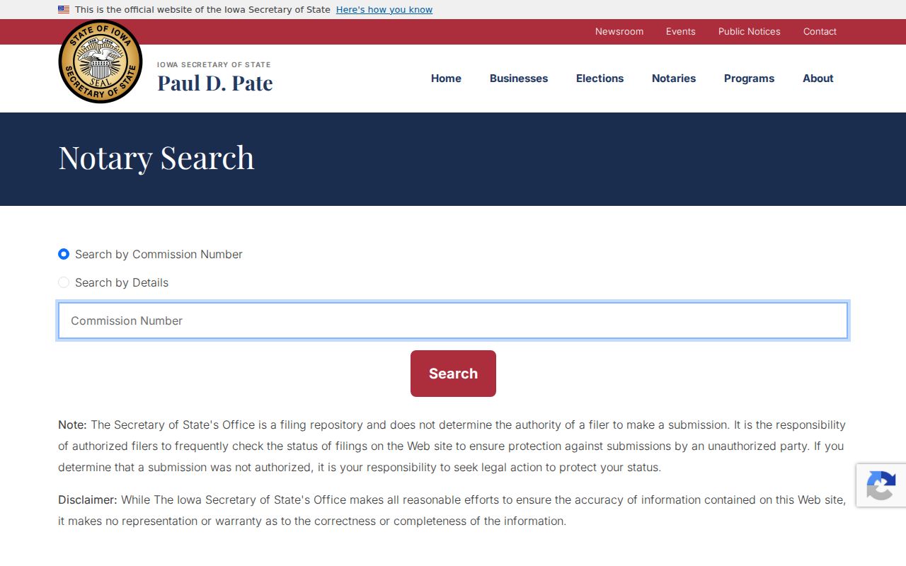Iowa notary public search for checking a Waukee professional connection